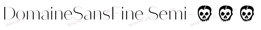 DomaineSansFine Semi字体转换 DomaineSansFine Semi字体转换
